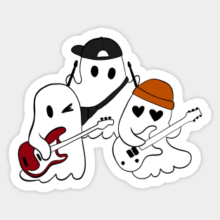 Sunset Curve - Ghost Band Sticker